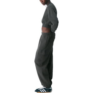 2025 Fashion Oversized women's sweatshirt 100% Cotton Pullover Loose Fit Custom Logo Casual Crewneck <b>Long</b> <b>Sleeve</b> <b>Top</b> - Product Image 5