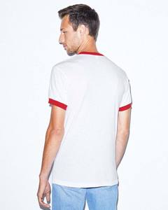 Ringer en coton biologique T-shirts pour hommes 5.4 oz 100% Cotton Ringer Tee T Shirts Anders Ringer Tee Shirt pour hommes - Product Image 3