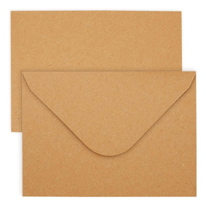 Carton recyclé 350GSM Enveloppes plates bon marché kraft vente en gros enveloppes imprimées sacs d'expédition enveloppe en papier kraft personnalisée - Product Image 1