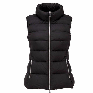 Venta al por mayor sin mangas invierno Puffer chaleco cremallera con diseño de logotipo personalizado a prueba de viento Casual de ganchillo mujeres chalecos ecuestres - Product Image 4