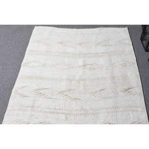 Chic Vintage Grande Surface Tapis Turc 3.1 X 11.1ft Doux Beige Tons Laine Seagrass Latex Rectangle Patchwork pour Couloir Chambre - Product Image 3