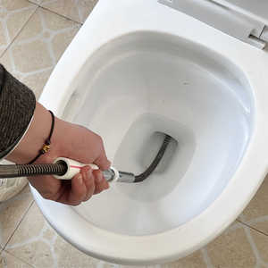 Kit de 2 serpents de vidange électriques robustes à alimentation automatique, nettoyeur de tuyaux alimenté par perceuse avec câble flexible à ressort en manganèse - Product Image 2