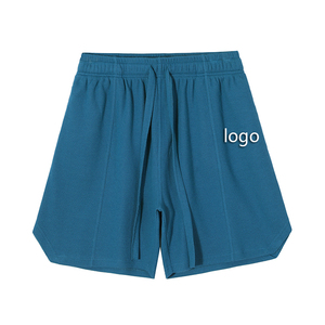 Fashion Casual <b>Men</b> Running Sport Elastic Belt <b>Shorts</b> Custom <b>Men's</b> Cotton Sport Drawstring <b>Shorts</b> - Product Image 6