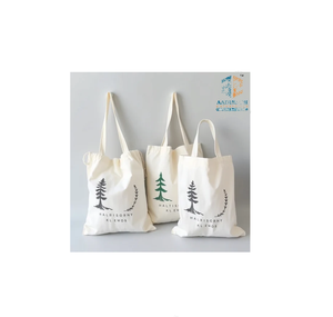 Eco Friendly Cotton Tote Bag Customizable <b>Canvas</b> Shopping Carry Bag Reusable Grocery Tote with Strong Handles Wholesale Supply - Product Image 1