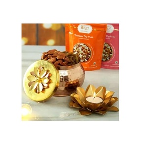 Standard Decorative Dry Fruits Nut Jar Usage For Business Crafts <b>Gifts</b> And Diwali Decoration New Decorative Dry Fruits Jar - Product Image 1