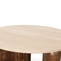 Table basse élégante en bois naturel de luxe conçue décorative personnalisée par OEM pour la décoration de salon au prix le plus bas