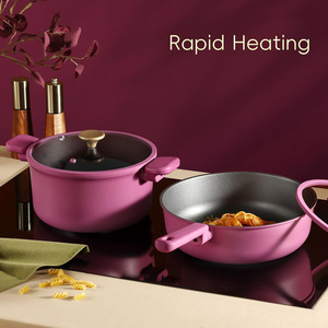 <span class=keywords><strong>Nouvelle</strong></span> Arrivée Offre Spéciale – Batterie de <span class=keywords><strong>Cuisine</strong></span> 11 Pièces en Aluminium Antiadhésive pour Induction, Casseroles et Poêles Antiadhésives pour <span class=keywords><strong>la</strong></span> <span class=keywords><strong>Cuisine</strong></span> - Product Image 5