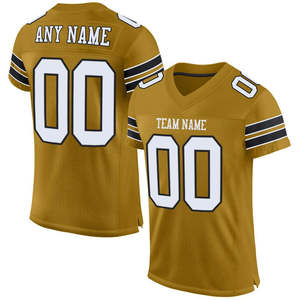 Camiseta de fútbol americano ligera de ajuste personalizado, uniforme de entrenamiento deportivo de Club sublimado transpirable para juego de práctica de equipo escolar - Product Image 3
