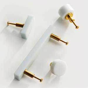 Poignée de porte et de tiroir en bois de marbre, forme et taille personnalisées, couleur personnalisée, fabriqué en Inde - Product Image 4