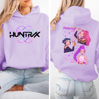 Nouveaux sweats à capuche décontractés pour femmes et hommes, à manches longues, style décontracté, à la mode, avec motif Demon Hunters Mira Rumi Zoey, inspirés de l'anime et du K-pop