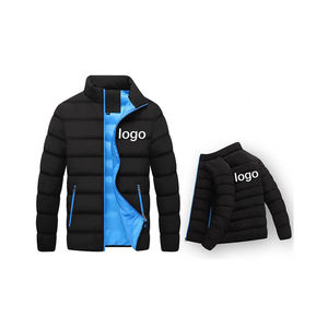 Veste de moto d'hiver High Street pour hommes personnalisée en gros support de bouffant en cuir rembourré en coton de haute qualité à la mode - Product Image 1