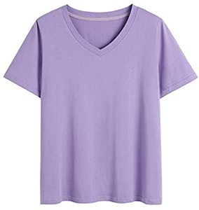 Camisetas de Manga Corta con Cuello Redondo para Mujer, Tejido de Punto Informal de Verano, de la Mejor Calidad, Transpirables y de Secado Rápido - Product Image 3