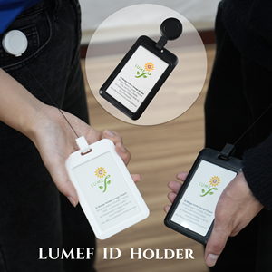 Support de carte d'identité en plastique porte-cartes de visite en acrylique horizontal - Product Image 4