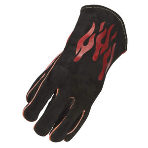 Guantes de soldadura de cuero ecológicos Doble Palma Anti-vibración Resistente al calor 16 PULGADAS Materiales sostenibles - Product Image 2