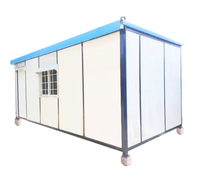Maison de conteneur amovible mobile portable mobile/maisons caravane conteneur d'expédition toilette douche fournisseur fabricant