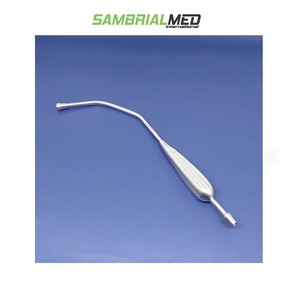 Tube d'aspiration Yankauer en acier inoxydable allemand de qualité supérieure 34.5 cm Instrument de chirurgie manuelle réutilisable certifié CE - Product Image 4