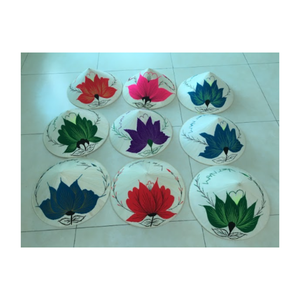 หมวกทรงกรวยใบปาล์มไผ่คุณภาพสูงจากเวียดนามลายเรียบๆแบบลำลองและเป็นมิตรต่อการเดินทาง - Product Image 1