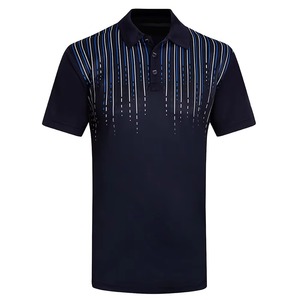เสื้อโปโลกอล์ฟแบบกำหนดเอง แห้งเร็ว ระบายเหงื่อได้ดี เสื้อผ้ากีฬาผู้ชาย ระบายอากาศได้ดี ทรงพอดีตัว พิมพ์ลายเสื้อโปโล - Product Image 4