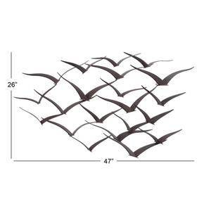 Volant troupeau oiseau décoration murale intérieur extérieur décoration tenture hôtel restaurant maison salon chambre arts décoratifs - Product Image 4