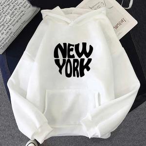 New York Print Sweats à capuche et sweats pour hommes pour le printemps automne Loose Fleece Tops Vêtements de sport confortables pour hommes et femmes - Product Image 4