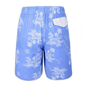 Pantalones cortos de playa de secado rápido para hombre, bañadores de Fitness estampados que cambian de Color, traje de baño de estilo informal sólido - Product Image 2