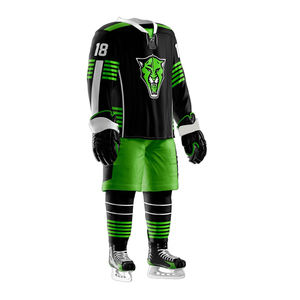 Dernier style de qualité supérieure avec propre logo imprimé Meilleur fournisseur Tissu doux au toucher Uniforme de hockey sur glace PAR AMAZING INDUSTRIES - Product Image 5