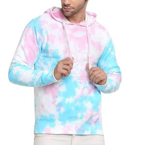 Diseño personalizado hecho de los hombres Tie Dye Hoodies Hombres con estilo Tie Dye Hoodies Ropa de invierno Tie Dye Hoodies - Product Image 1
