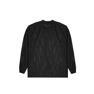 Camiseta Mini LS para Hombre, 100% Poliéster, Tejido de Punto de 250 g/m², Impresión DTG Personalizada, Diseño de Malla Sólida, Corte Holgado, Afternoon in the Meshes - Product Image 1