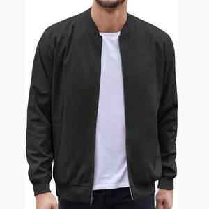 OEM Custom <b>Logo</b> Men's Winter Bomber Jacket | High Quality Silk Waterproof Quick Dry Zip-Up Casual Jacket | Fashion Streetwear - Product Image 6