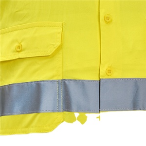 Transpirable Hombres Hi VIs Camisa de seguridad totalmente personalizada nueva moda Venta caliente Hombres Hi VIs Camisa de seguridad con un precio asequible - Product Image 5