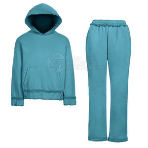 Conjunto de 2 piezas con logotipo personalizado, ropa deportiva para mujer, chándal para mujer, traje deportivo para correr, conjuntos de lavado ácido para mujer - Product Image 1