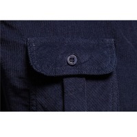 Kemeja Pria Premium Lengan Panjang 100% Katun Satin Anti-Kerut Kancing Depan Kasual Bisnis