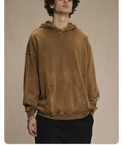 Sudadera con capucha para hombre de gran tamaño personalizada del fabricante con diseño de araña de diamantes de imitación estilo informal impresión digital de invierno - Product Image 6