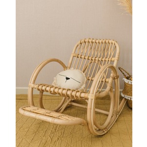 Natural Rattan Kids Rockings <b>Chair</b> Handmade Rattan Kid <b>Chair</b> Nursery Furniture Wicker Baby <b>Chair</b> Eco Friendly For Kid Home Decor - Product Image 1
