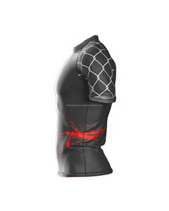 Nardon Apparel Personnalisez Votre Propre Logo Sublimé Full Sleeve Rash Guard MMA Rash Guard, Compression Shirt MMA Rashguard pour Homme - Product Image 4