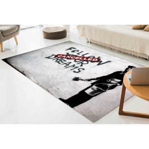 Tapis graffiti Banksy : Tapis d'appoint antidérapant « Rêves Annulés », tapis en chenille - Product Image 3