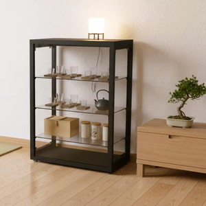 Vitrina Moderna de Vidrio Templado TMG-G379, Mueble para el Hogar, Coleccionable, para Bar, Comedor, Sala de Estar, Hotel y Hospital - Product Image 2