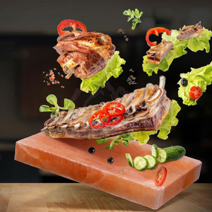 Placas de parrilla de sal del Himalaya sólidas puras, forma personalizada, placa de parrilla de alta calidad, 1,5x8x12 pulgadas - Product Image 4