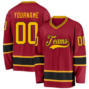 Custom Sublimation Ice Hockey Jersey Team Name Sublimated Low Price High Quality Ice Hockey Wear Sports Uniform - Product Image 6
