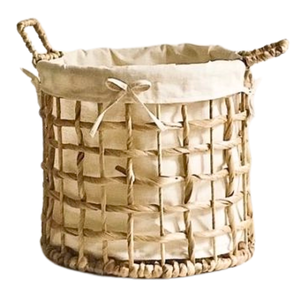 Producto más vendido, cesta de jacinto de agua ecológica, perfecta para almacenamiento de frutas, verduras y despensa - Product Image 1