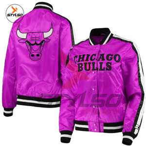 Hot Sale Custom Satin Varsity <b>Jacket</b> Custom Made Satin Varsity <b>Jacket</b> Satin <b>Baseball</b> Varsity <b>Jacket</b> - Product Image 4