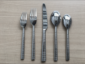 เครื่องนวดเนื้อสแตนเลส SUS304 ชุดช้อนส้อมสำหรับงานเลี้ยง ดีไซน์ทันสมัย - Product Image 6