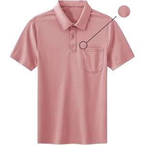 Logo personnalisé 100% coton disponible en stock coupe classique personnaliser poche sur le devant nouveau style de polo de golf coupe régulière - Product Image 5