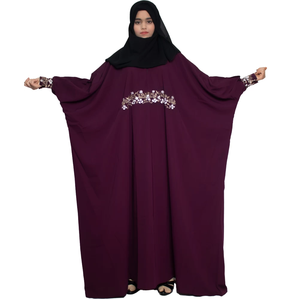 ชุดอาบายะห์ลำลองสำหรับผู้หญิงมุสลิมไซส์ใหญ่ ตะวันออกกลาง ปี 2026 ผ้าเรยอนระบายอากาศได้ดี ฮิญาบสำหรับผู้ใหญ่ แขนยาว แม็กซี่ แห้งเร็ว ทรงหลวม ใส่ละหมาดได้ - Product Image 4