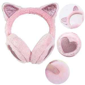 ที่ปิดหูแฟชั่นขนเฟอร์นุ่มสำหรับเด็กผู้หญิง - Product Image 3