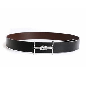 Cinturón de Cuero Genuino de Alta Calidad para Hombre y Mujer, con Hebilla de Diseño de Marca de Lujo, Estilo Occidental Gótico, para Vestir con Jeans - Product Image 1