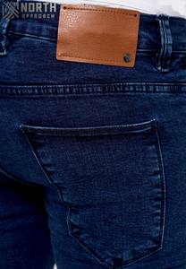 Pantalones vaqueros elásticos de corte clásico para hombre, vaqueros de primavera ligeros de secado rápido de alta calidad, cómodos, duraderos y elegantes disponibles - Product Image 3