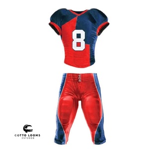 Fournisseur en gros de maillot de football américain OEM léger et respirant et de tissu à mailles uniforme de conception professionnelle - Product Image 3