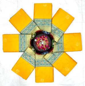 ดีไซน์ล่าสุดสวยงามหรูหรา pallu และ jacquard ทำงานบน Saree - Product Image 6