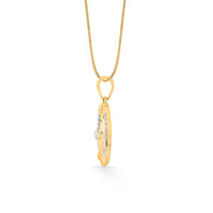 Collier Pendentif Chiffre Moderne Plaqué Rhodium avec Perles et Zircons – Bijou Tendance pour Fêtes - Product Image 5